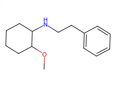 (2-Methoxycyclohexyl)(2-phenylethyl)amine structure