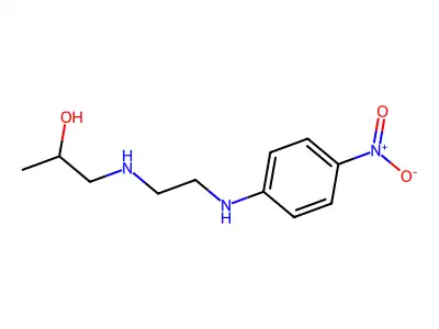1-({2-[(4-Nitrophenyl)amino]ethyl}amino)propan-2-ol structure