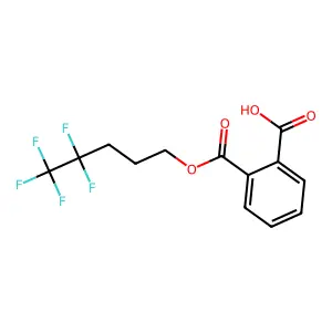 2-{[(4,4,5,5,5-Pentafluoropentyl)oxy]carbonyl}benzoic acid structure