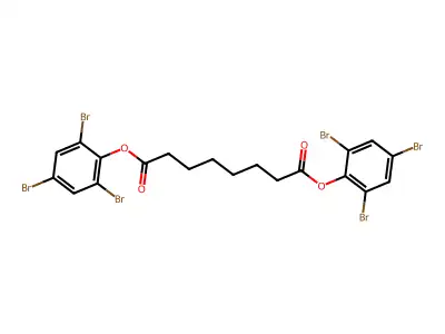 Bis(2,4,6-tribromophenyl) octanedioate structure