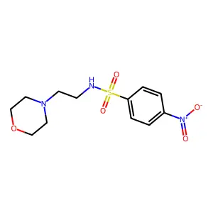 N-(2-Morpholin-4-yl-ethyl)-4-nitro-benzenesulfonamide structure
