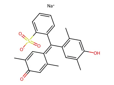 Xylenol blue sodium salt indicator structure
