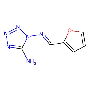 N1-(2-Furanylmethylene)-1H-tetrazole-1,5-diamine structure