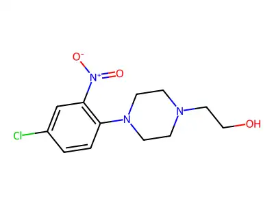2-[4-(4-Chloro-2-nitrophenyl)piperazin-1-yl]ethanol structure
