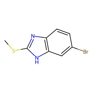 6-bromo-2-methylsulfanyl-1H-benzimidazole structure