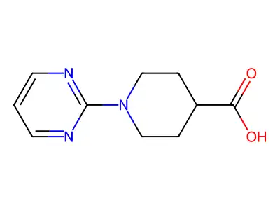 1-(Pyrimidin-2-yl)piperidine-4-carboxylic acid structure
