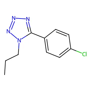 5-(4-Chlorophenyl)-1-propyl-1H-1,2,3,4-tetrazole structure