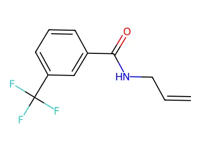 N-allyl-3-(trifluoromethyl)benzenecarboxamide structure