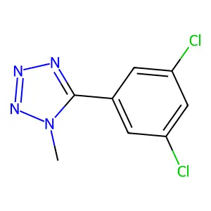 5-(3,5-dichlorophenyl)-1-methyl-1H-1,2,3,4-tetraazole structure