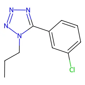 5-(3-chlorophenyl)-1-propyl-1H-1,2,3,4-tetraazole structure