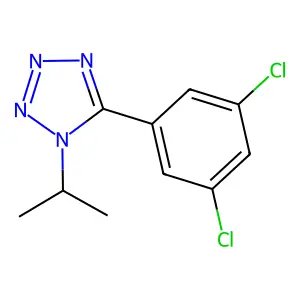 5-(3,5-dichlorophenyl)-1-isopropyl-1H-1,2,3,4-tetraazole structure