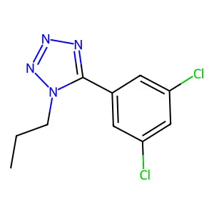 5-(3,5-dichlorophenyl)-1-propyl-1H-1,2,3,4-tetraazole structure