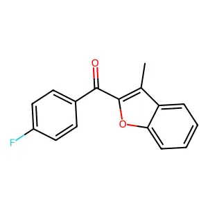(4-Fluorophenyl)(3-methyl-1-benzofuran-2-yl)methanone structure
