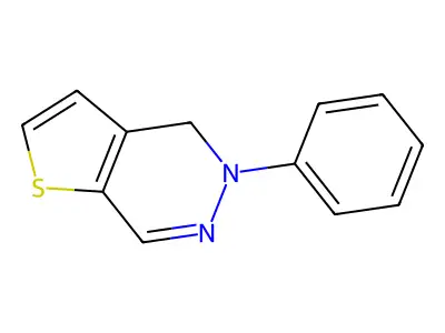 5-phenyl-4H-thieno[2,3-d]pyridazine structure
