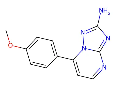 7-(4-Methoxyphenyl)-[1,2,4]triazolo[1,5-a]pyrimidin-2-amine structure