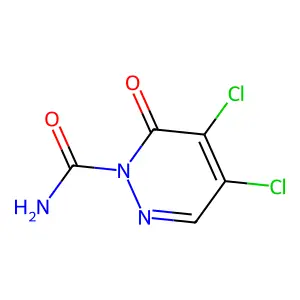 4,5-二氯-6-氧代-1(6H)-哒嗪甲酰胺 structure