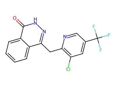 4-{[3-chloro-5-(trifluoromethyl)-2-pyridinyl]methyl}-1(2H)-phthalazinone structure