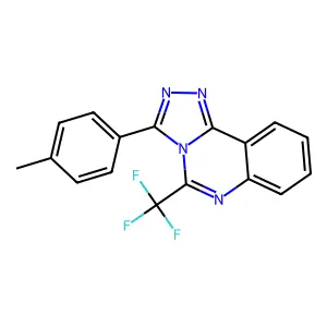 3-(4-Methylphenyl)-5-(trifluoromethyl)-[1,2,4]triazolo[4,3-c]quinazoline structure
