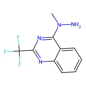4-(1-Methylhydrazino)-2-(trifluoromethyl)quinazoline structure