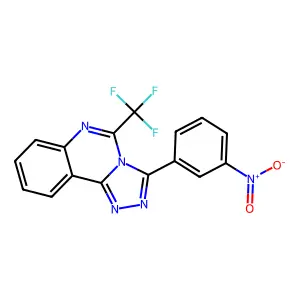 3-(3-Nitrophenyl)-5-(trifluoromethyl)-[1,2,4]triazolo[4,3-c]quinazoline structure