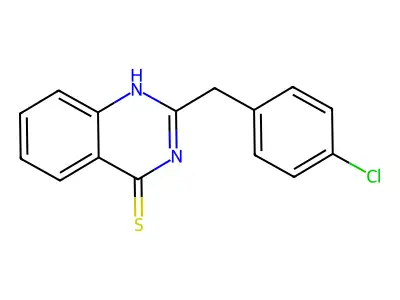 2-(4-Chlorobenzyl)-4-quinazolinethiol structure