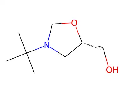 (S)-3-(1,1-Dimethylethyl)oxazolidine-5-methanol structure