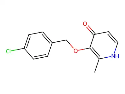 3-[(4-Chlorobenzyl)oxy]-2-methylpyridin-4-ol structure