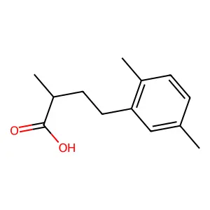 4-(2,5-二甲基苯基)-2-甲基丁酸 structure