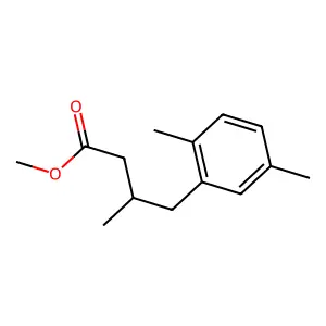 Methyl 4-(2,5-dimethylphenyl)-3-methylbutanoate structure