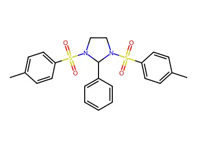 1,3-Bis-(4-methylphenyl)sulfonyl-2-phenylimidazolidine structure