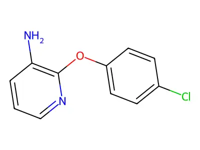 2-(4-Chlorophenoxy)pyridin-3-amine structure