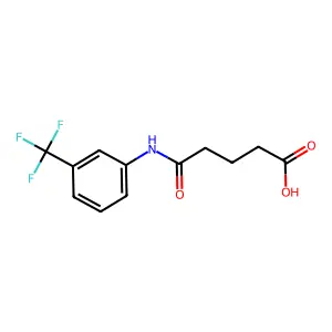 5-氧代-5-[3-(三氟甲基)苯氨基]戊酸 structure