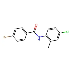 4-溴-N-(4-氯-2-甲基苯基)苯甲酰胺 structure