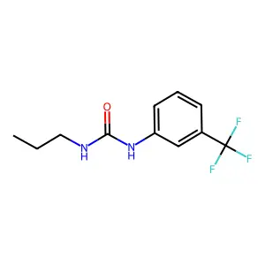1-Propyl-3-(3-(trifluoromethyl)phenyl)urea structure