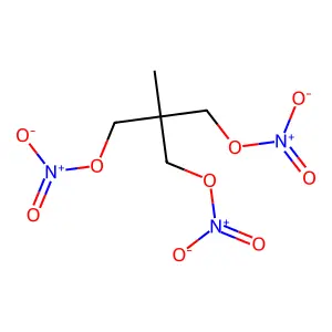 甲基异丁三醇三硝酸酯 structure