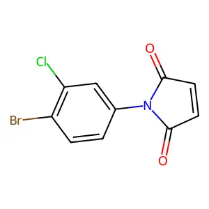 1-(4-Bromo-3-chlorophenyl)-1H-pyrrole-2,5-dione structure