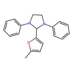 2-(5-Methylfuran-2-yl)-1,3-diphenylimidazolidine structure
