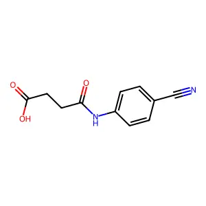 4-(4-Cyanoanilino)-4-oxobutanoic acid structure