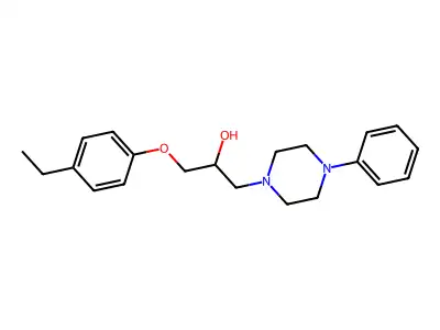 1-(4-Ethylphenoxy)-3-(4-phenylpiperazin-1-yl)propan-2-ol structure