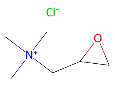 缩水甘油基三甲基氯化铵 structure