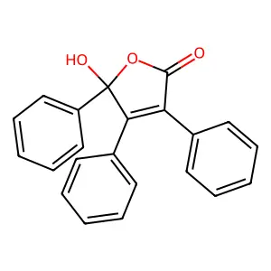 5-Hydroxy-3,4,5-triphenylfuran-2-one structure