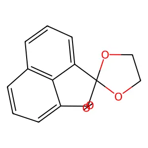 Dispiro[1,3-dioxolane-2,1'(2'H)-acenaphthylene-2',2''-[1,3]dioxolane] structure