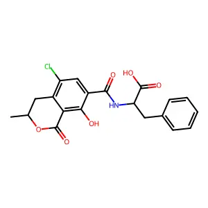 赭曲霉毒素A structure
