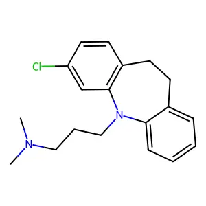 氯米帕明 structure