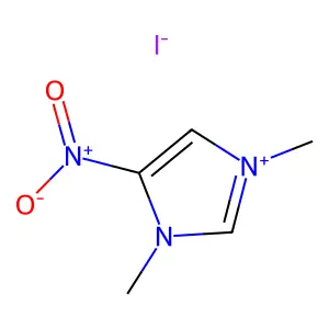 1,3-二甲基-4-硝基咪唑碘鎓 structure