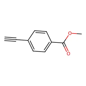 Methyl 4-ethynylbenzoate structure