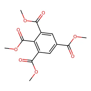 Tetramethyl 1,2,3,5-benzenetetracarboxylate structure