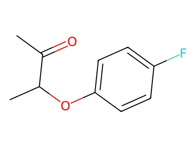 3-(4-Fluorophenoxy)-2-butanone structure