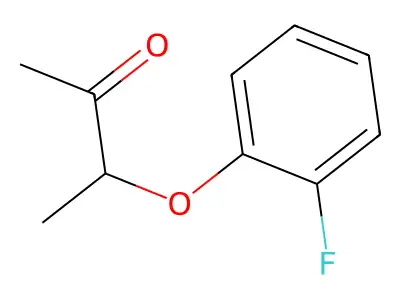 3-(2-Fluorophenoxy)-2-butanone structure