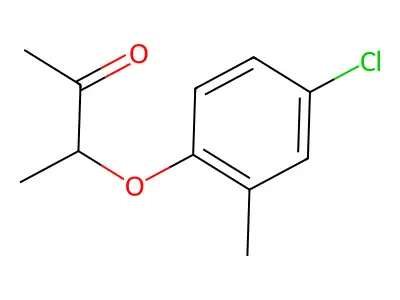 3-(4-Chloro-2-methylphenoxy)-2-butanone structure